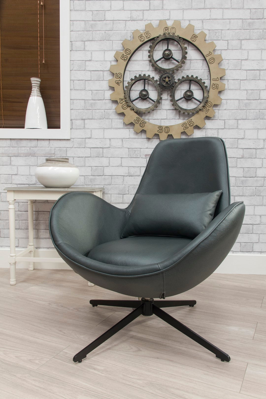 Swirl Swivel Chair - Green