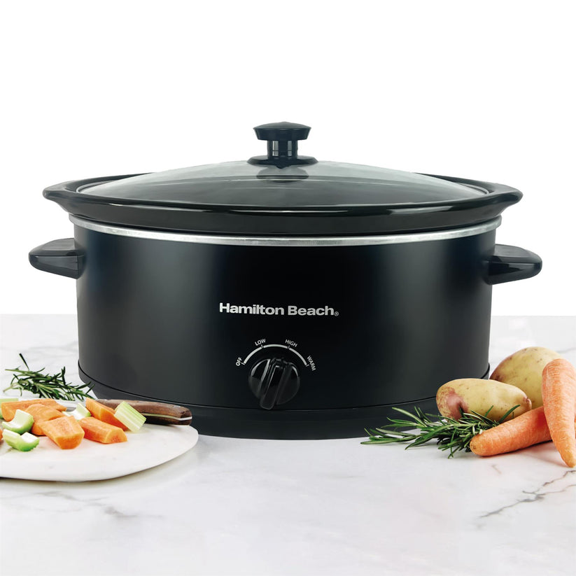 HAMILTON HBSC070B 6.5 Litre Slow Cooker