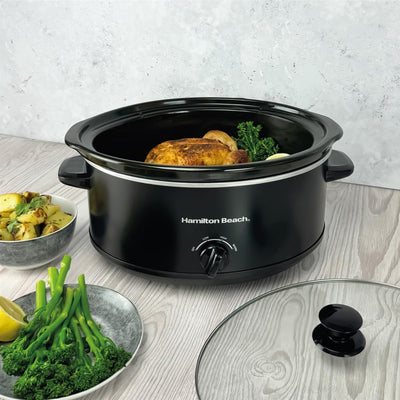 HAMILTON HBSC070B 6.5 Litre Slow Cooker