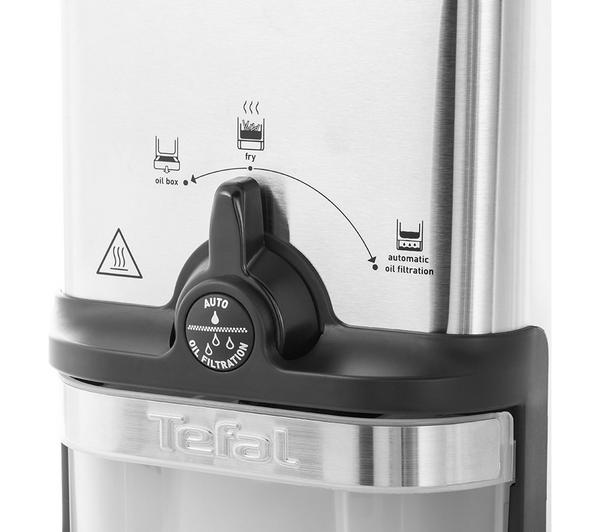 TEFAL Oleoclean Compact FR701640 Deep Fryer - Stainless Steel & Black