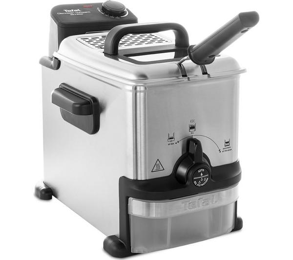 TEFAL Oleoclean Compact FR701640 Deep Fryer - Stainless Steel & Black