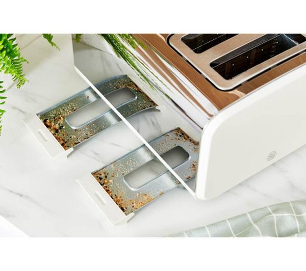 Swan ST14620WHTN Nordic 4 Slice Toaster