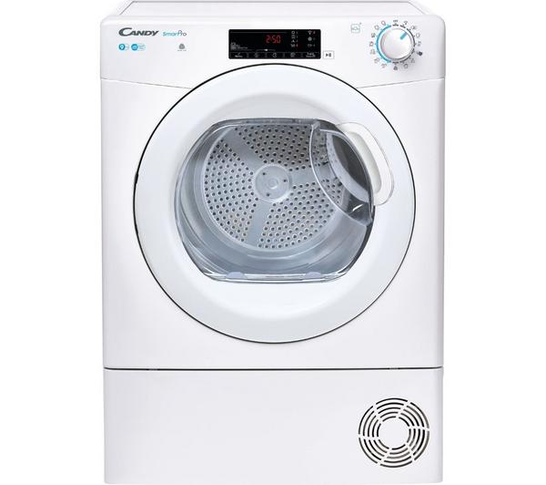 Candy CSOEC9DCG Wifi Connected 9Kg Condenser Tumble Dryer - White - B Rated