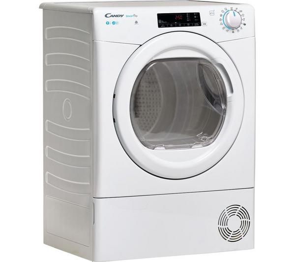 Candy CSOEC9DCG Wifi Connected 9Kg Condenser Tumble Dryer - White - B Rated