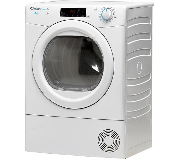 Candy CSOEC9DCG Wifi Connected 9Kg Condenser Tumble Dryer - White - B Rated