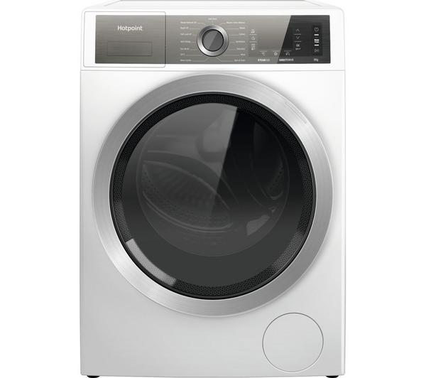 Hotpoint 8Kg 1400 Spin Washer White Class 6 Extra Silence - H6W845WBUK