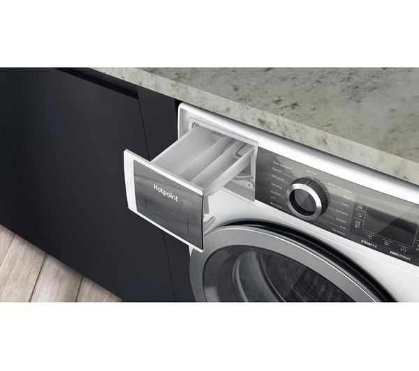Hotpoint 8Kg 1400 Spin Washer White Class 6 Extra Silence - H6W845WBUK
