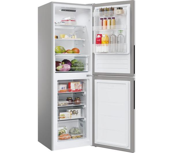 HOOVER HV3CT175LFKS 50/50 Fridge Freezer - Silver