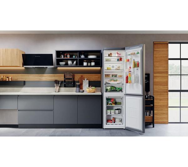 HOTPOINT H7X93TSXM 70/30 Fridge Freezer - Silver