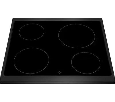 CDA CFC6100MB 60 cm Freestanding Electric Cooker with Ceramic Hob & AirFry Tray – Matte Black (A‑Rated)