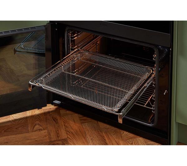 CDA CFC6100MB 60 cm Freestanding Electric Cooker with Ceramic Hob & AirFry Tray – Matte Black (A‑Rated)