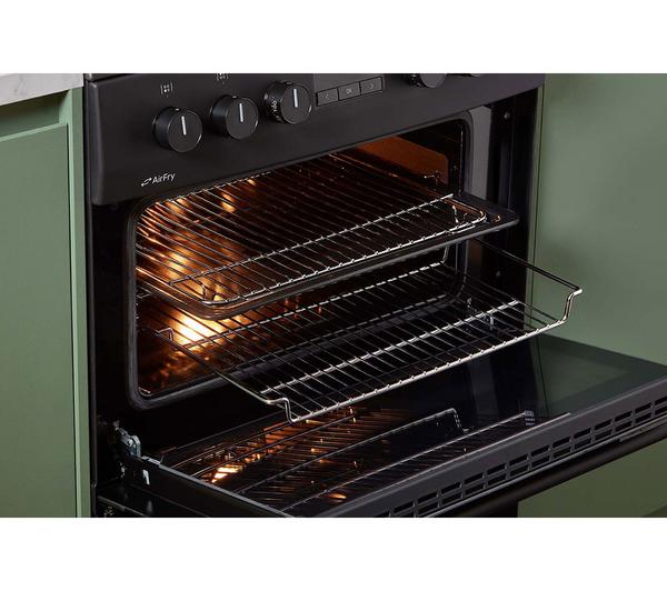 CDA CFC6100MB 60 cm Freestanding Electric Cooker with Ceramic Hob & AirFry Tray – Matte Black (A‑Rated)