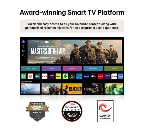 Lg Electronics Uk Ltd 43UT91006LA 43 Inch Lg Uhd Ai Ut91 4K Smart TV 2024