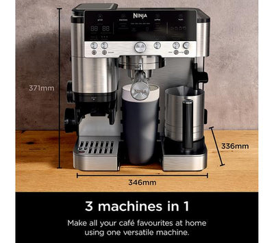 Ninja Luxe Café Premier ES601UK Espresso Machine – Barista-Quality Coffee at Home