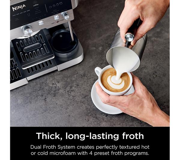 Ninja Luxe Café Premier ES601UK Espresso Machine – Barista-Quality Coffee at Home