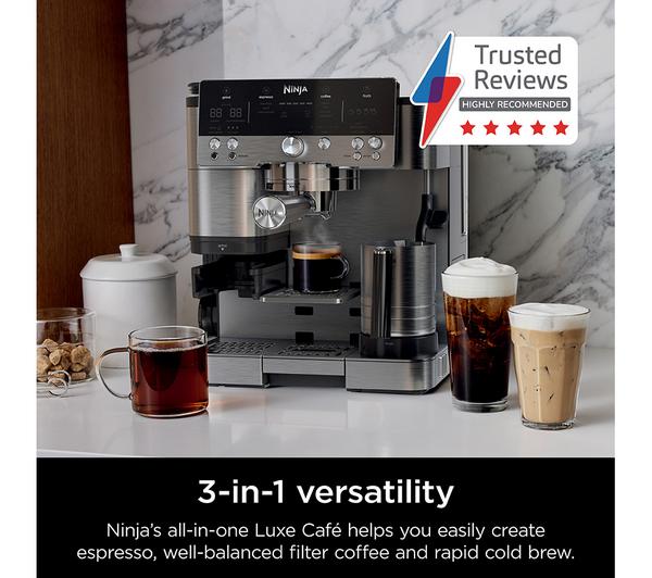 Ninja Luxe Café Premier ES601UK Espresso Machine – Barista-Quality Coffee at Home