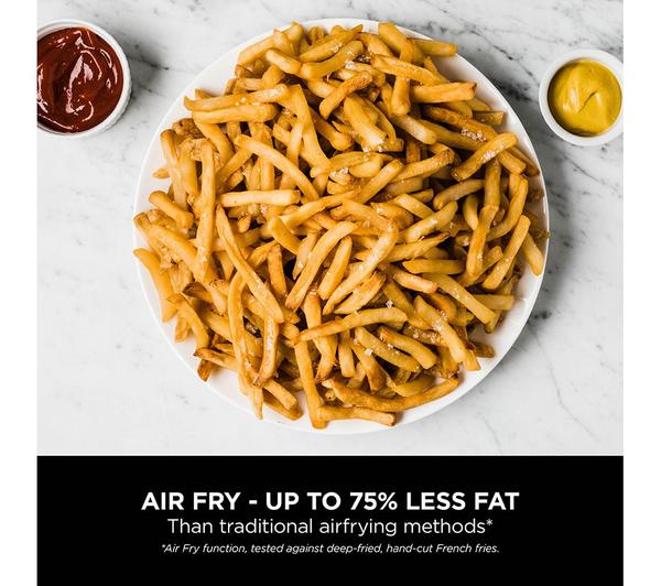 Ninja Foodi AF200UK 4-in-1 Dual Zone Air Fryer – 9.5L, 2400W, Black