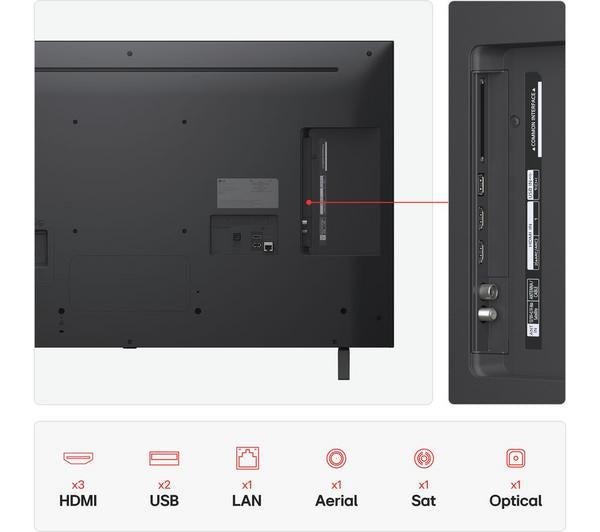 LG 65" NANO80 4K NanoCell AI HDR Smart TV (2025 Model) – 65NANO80A6B