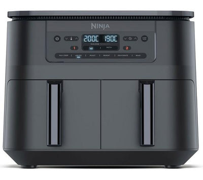 Ninja Foodi Dual Zone Air Fryer DZ300UK – 6-in-1, 7.6L Capacity, Gunmetal Grey