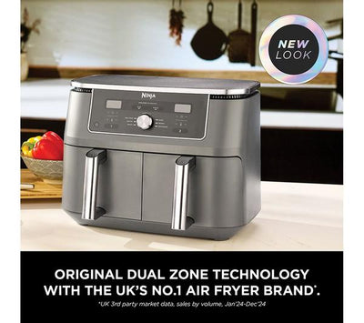 Ninja MAX 9.5L Dual Zone Air Fryer – 6-in-1 Cooking, Model DZ400UK
