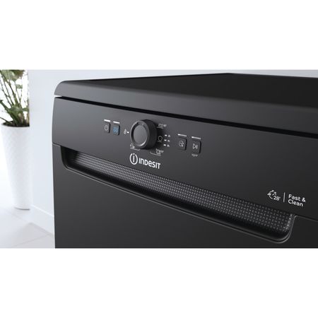 Indesit DFE1B19BUK 13 Place Freestanding Dishwasher - Black