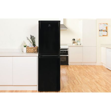 Indesit IBD5517B1 55CM Black Low Frost Fridge Freezer