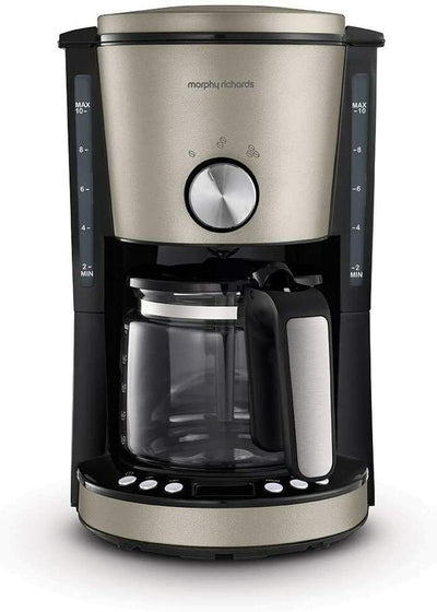 Evoke 10 Cup Electric Filter Coffee Machine Platinum