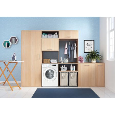 Indesit Push&Go Steam 8kg White Washing Machine – Energy Efficient A (BWE81496XWVUK)