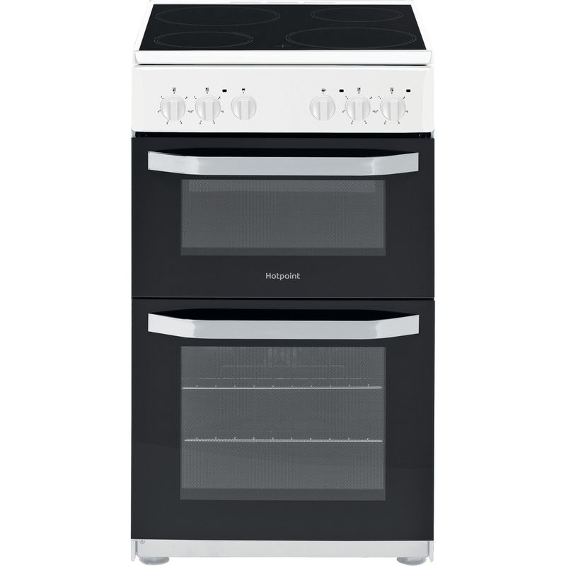 Hotpoint HD5V92KCW 50 cm Electric Ceramic Cooker - White