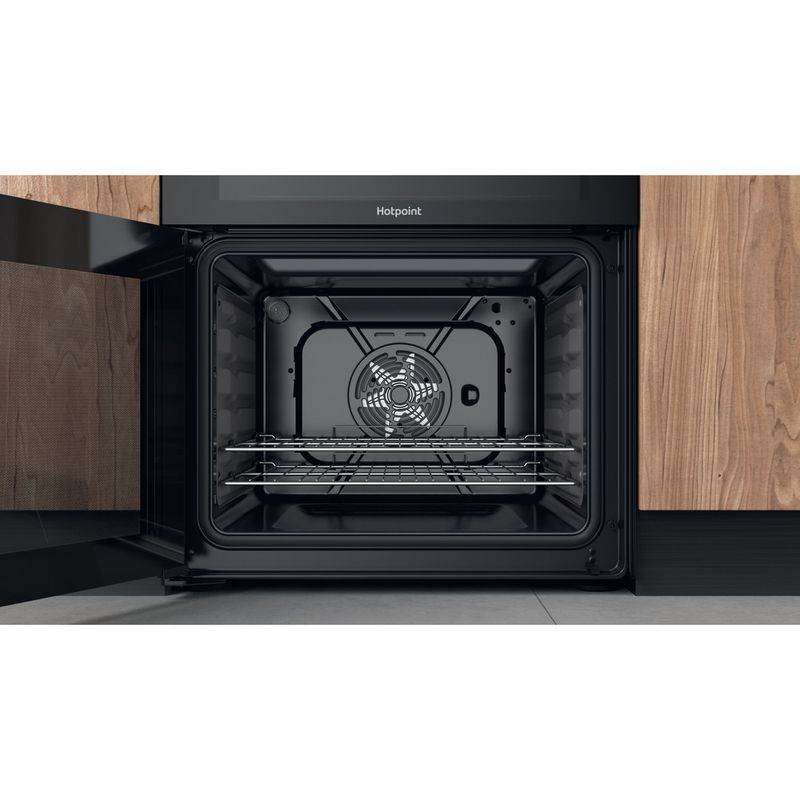 Hotpoint HDM67V92HCB 60cm Electric Ceramic Cooker - Black