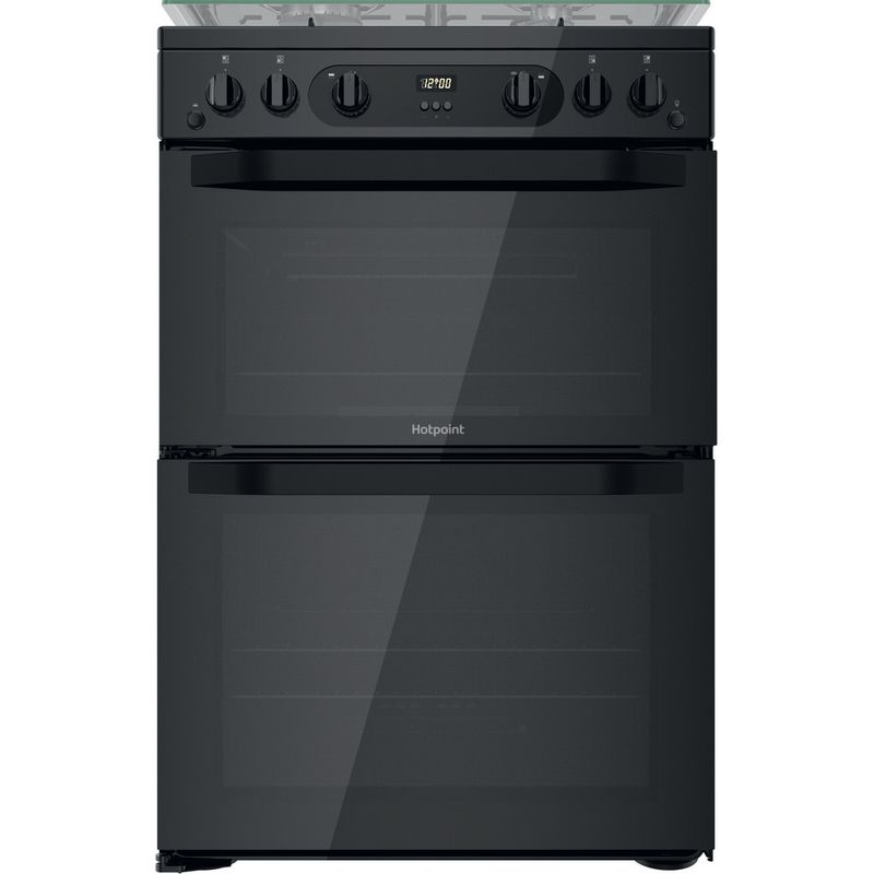 Hotpoint Double Cooker - Black - HDM67G0CCBUK