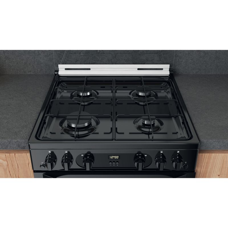 Hotpoint Double Cooker - Black - HDM67G0CCBUK