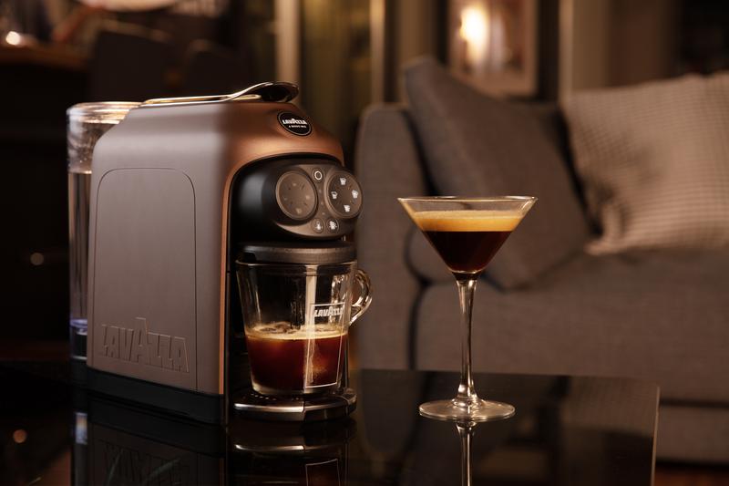 LAVAZZA Desea Coffee Machine Comp Brown Walnut