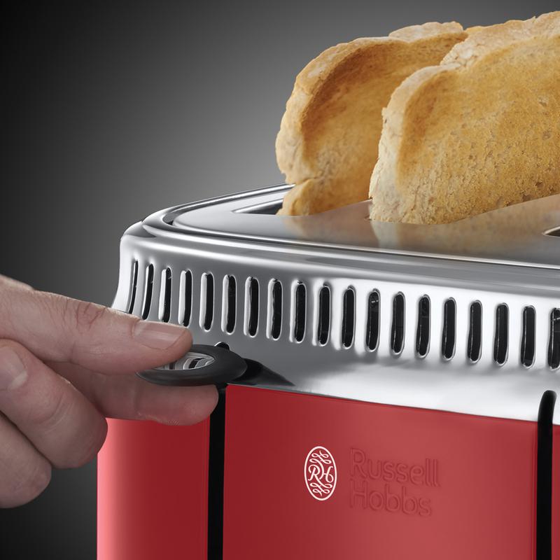 Russell Hobbs Retro 2400W 4 Slice Toaster- 21690