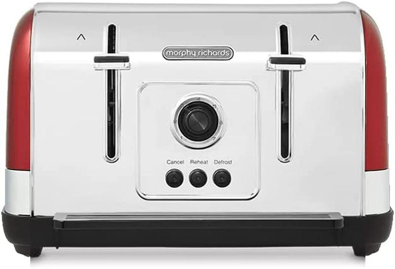 Venture 4 slice toaster Red