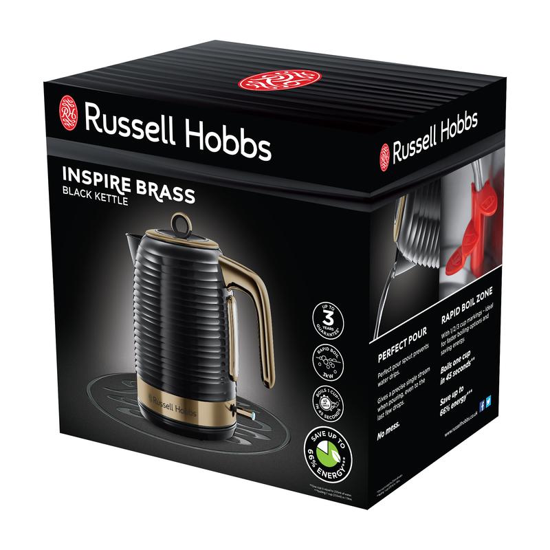 Inspire Brass Kettle Black
