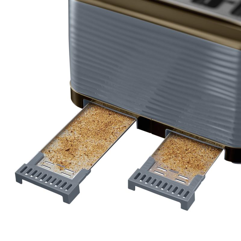 Russell Hobbs Inspire Brass 4 Slice Toaster - 24387