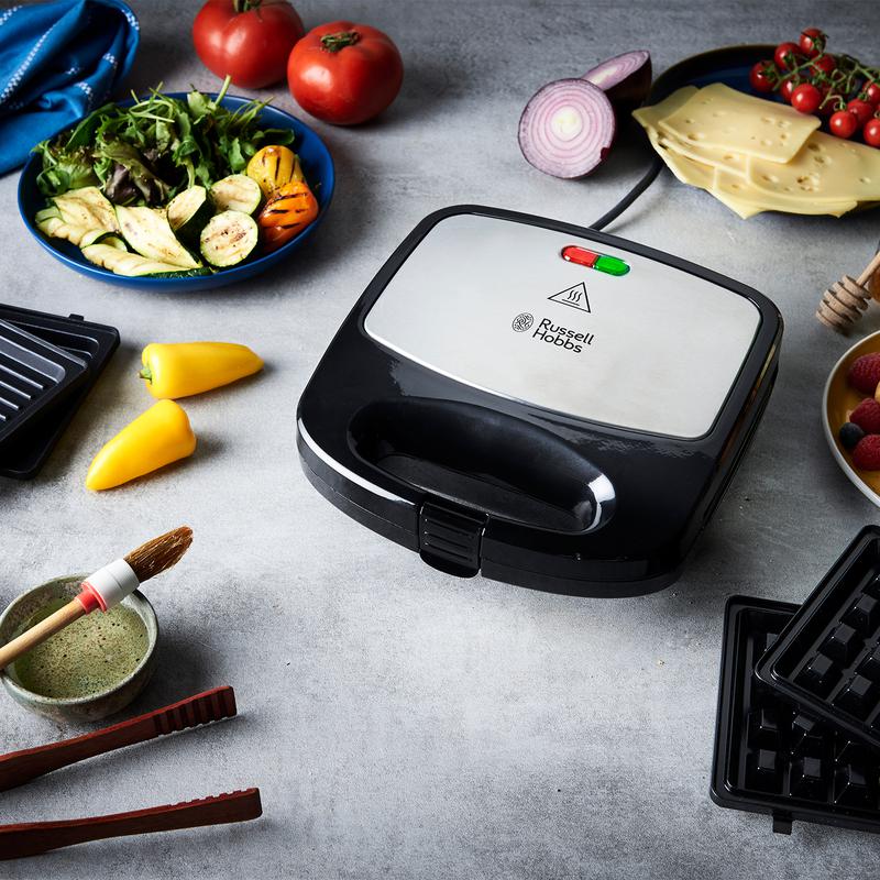 Russell Hobbs 3in1 Sandwich Panini Waffle - 24540