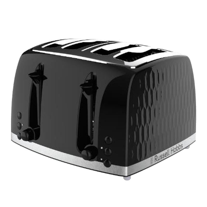 Russell Hobbs 4 Sl Textured Toast Honeycomb