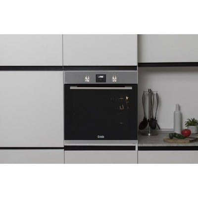 Creda C60BIFX Built-In Single Electric Fan Oven – Stainless Steel, Under-Counter Compatible