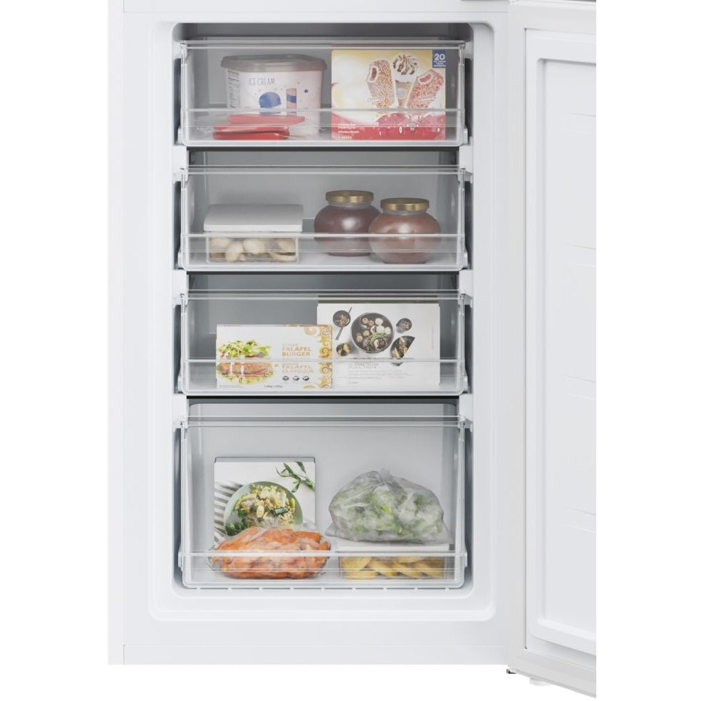 Hoover HVCT3L517EWKR-1 Low Frost Fridge Freezer – 50/50 Split, 252L Capacity, White, Energy Class E