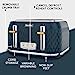 Breville Curve 4 Slice Toaster - Navy and Gold - VTT965