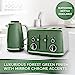 Breville Lustra Matt Forest Green 4 Slice Toaster - VTT992