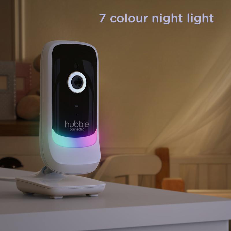 Nursery View Glow 2.8 Video Baby Monitor White