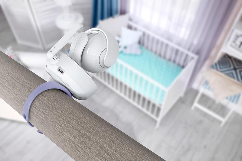 Hubble Nursery Pal Deluxe 5 Video Baby Monitor White