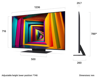 Lg Electronics Uk Ltd 55UT91006LA 55 Inch Lg Uhd Ai Ut91 4K Smart TV 2024