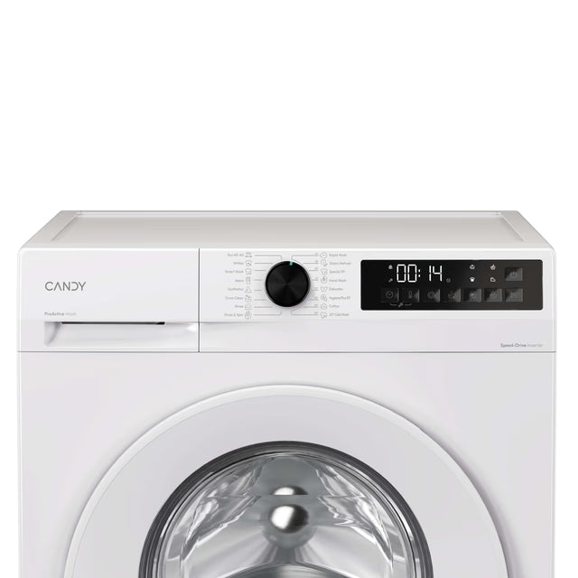 Candy Quick Pro 9kg Freestanding Washing Machine – 1200 RPM, Class A Energy Efficiency, 16 Programmes, Smart Speed Technology, White