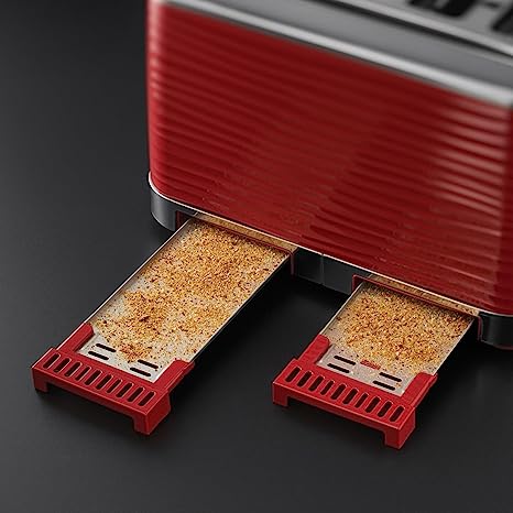 Russell Hobbs  Inspire Red 4 Slice Toaster - 24382