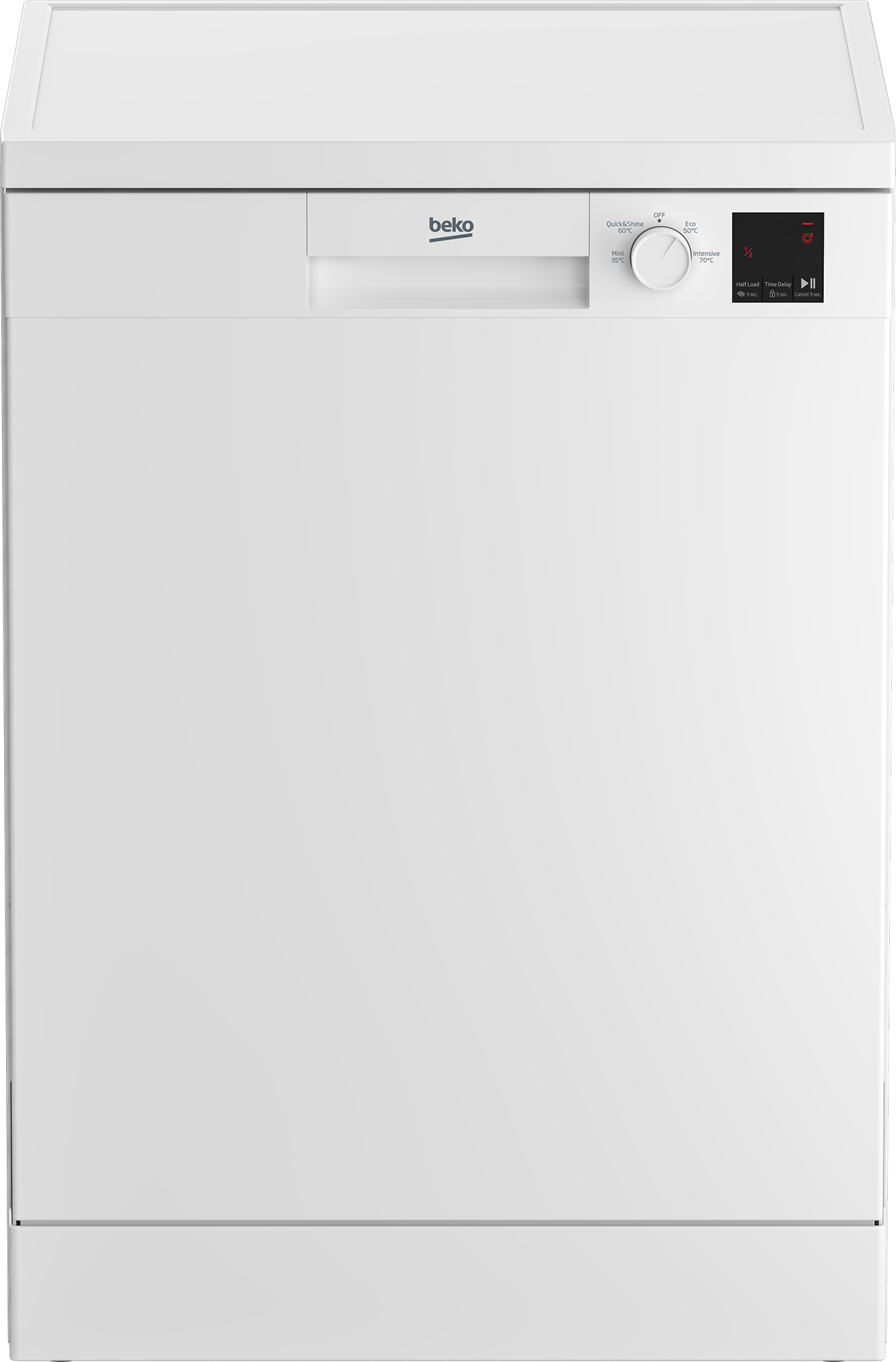 BEKO Freestanding Dishwasher - White - DVN04X20W