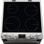 Zanussi 60Cm Induction Electric Cooker With Double Oven Black/Stainless Steel - ZCI66250XA